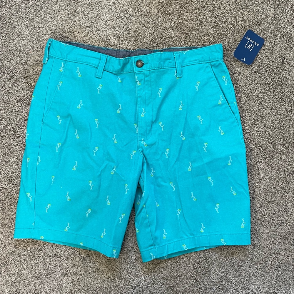Blue pineapple shorts